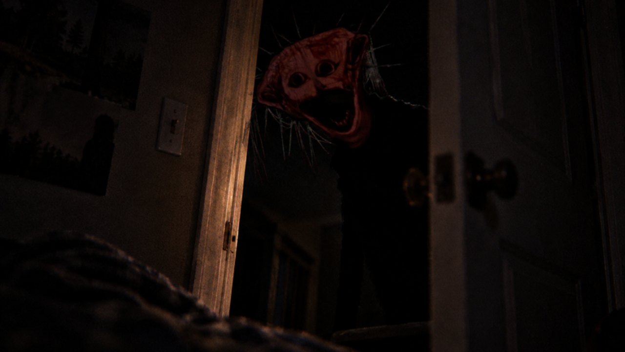 DONT LET HIM IN interior survival scene with power and entrances